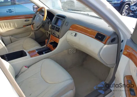 2002 Lexus Ls 430 z USA, uszkodzony, nr VIN JTHBN30F920092114